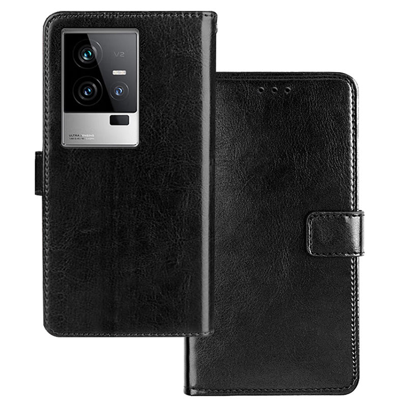 IDEWEI For vivo iQOO 11 5G Crazy Horse Texture PU Leather Case Stand Wallet Folio Flip Shockproof Phone Cover IDEWEI For vivo iQOO 11 5G Crazy Horse Texture PU Leather Case Stand Wallet Folio Flip Shockproof Phone Cover